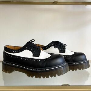 Doc Martens 3989 Black and White Brogues